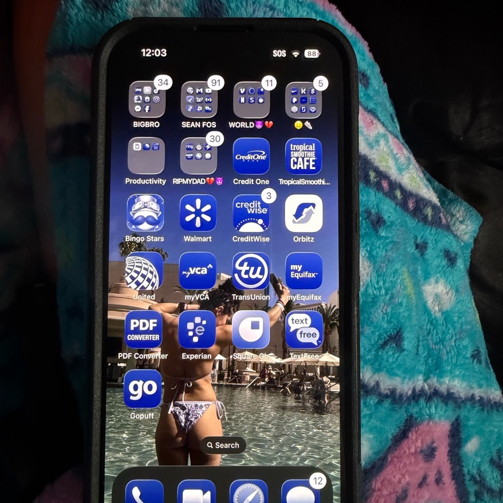 Black Smartphone with Case